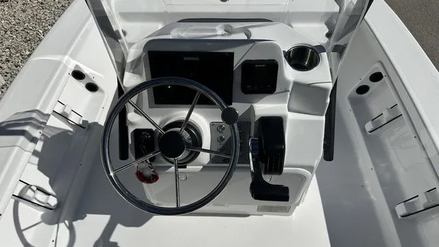 Slide: The Image of Control console of ALK2 Powerboats 17HS, year 2026. - 44