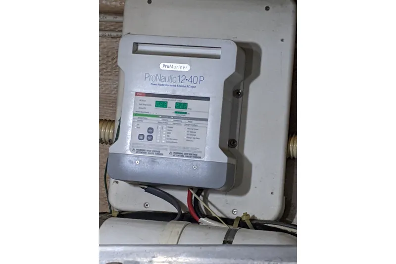 Slide: The Image of ProNautic 12-40P marine battery charger on 1984 Gulfstar 49 Motor Yacht. - 106