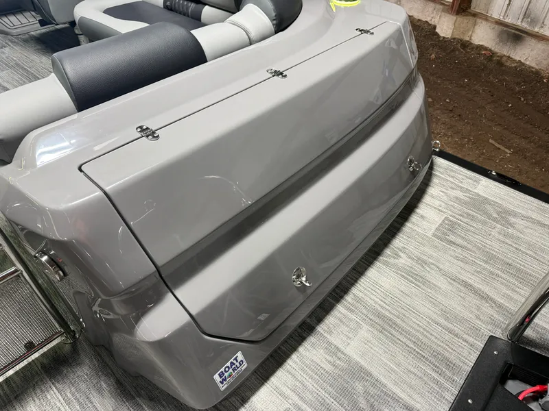 Slide: The Image of Tahoe Cascade 2385 Elite Windshield Tritoon & Honda 4-Stroke EFI 2026 - 27