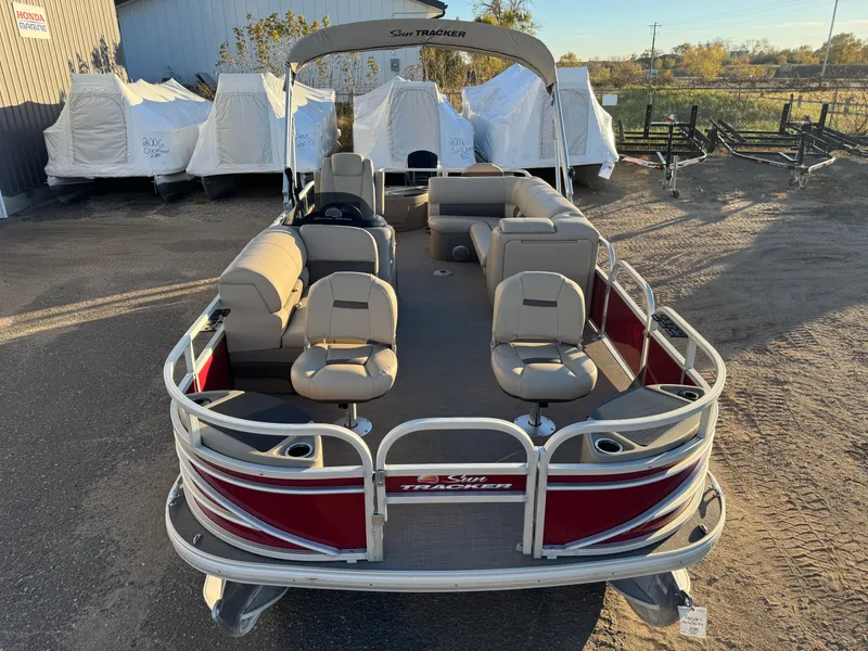 Slide: The Image of Sun Tracker Fishin Barge 20 DLX Pontoon 2020 - 10