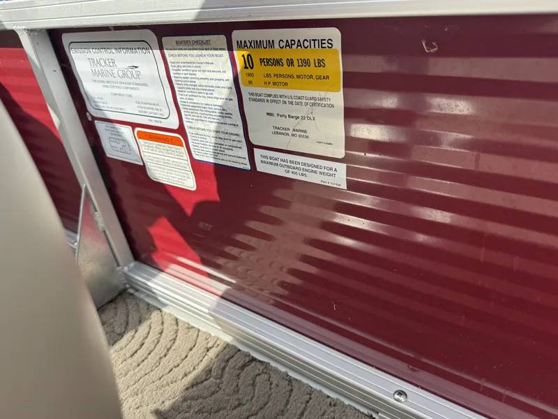 Slide: The Image of Sun Tracker Party Barge 22 DLX 2013 - 9