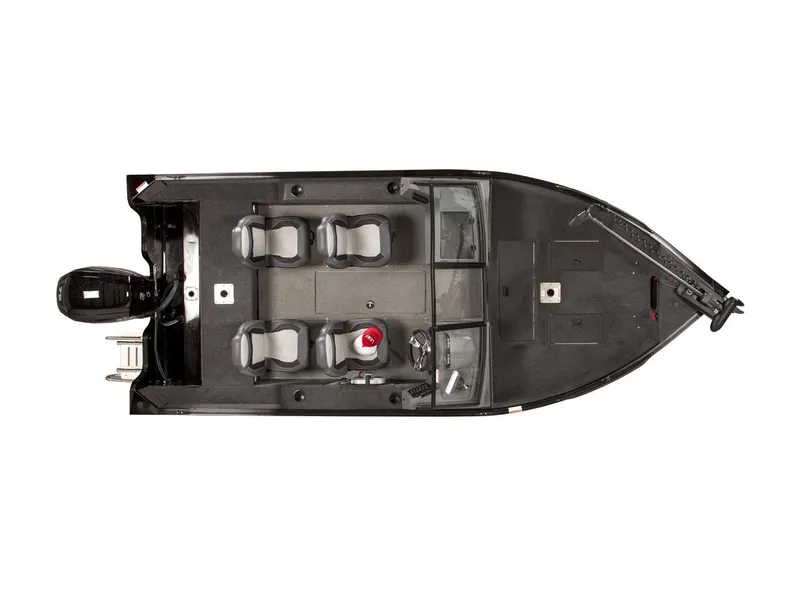 Slide: The Image of Manufacturer Provided Image: 2025 Lowe Fishing Machine 1625 WT, top view, showcasing seating and layout. - 5