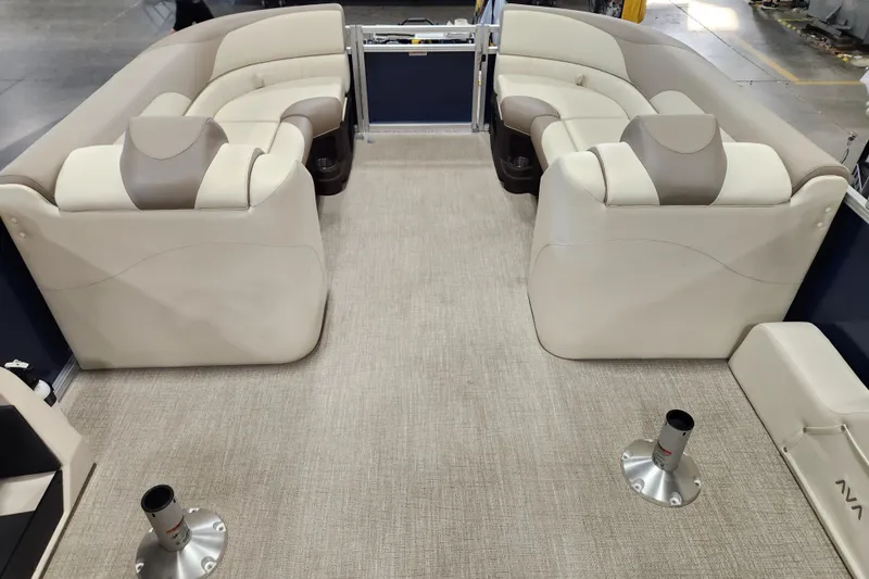 Slide: The Image of 2026 Avalon LSZ Quad Lounger interior with beige seating and spacious layout. - 5