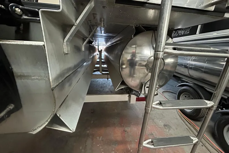 Slide: The Image of Luxurious seating on 2019 Harris CRUIZER 230 SALT EDITION boat, featuring cup holders and elegant design. - 26