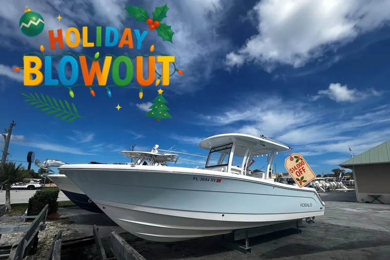 The Image of 2018 Robalo R302 Center Console boat on sale, holiday blowout, $14,000 off. - 0