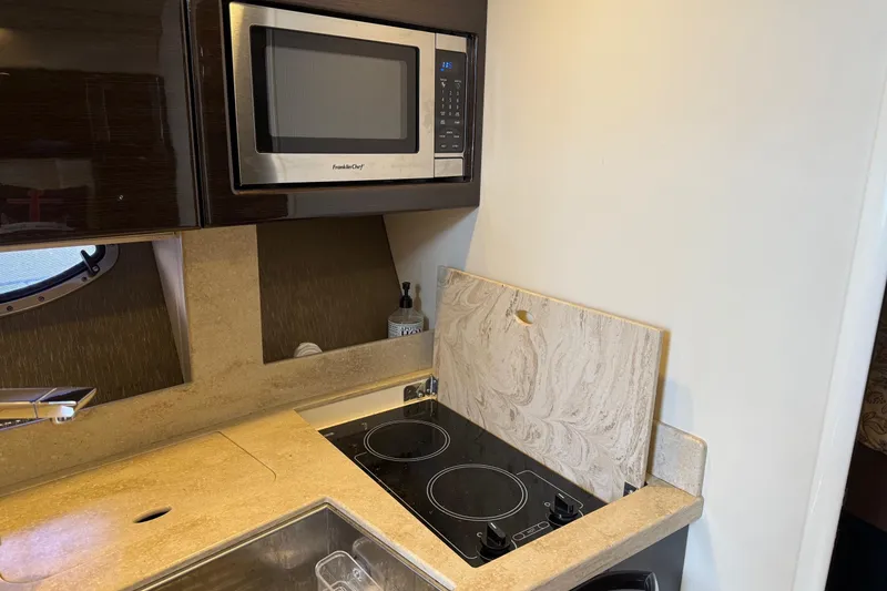 Slide: The Image of 2015 Formula 37 Performance Cruiser interior with sink and speaker. - 15