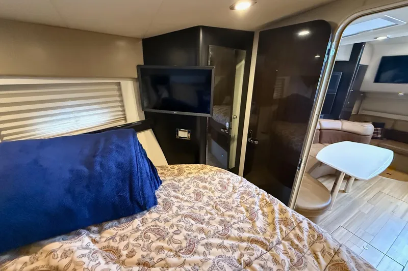 Slide: The Image of Interior of 2015 Formula 37 Performance Cruiser with cozy bedroom and modern amenities. - 31