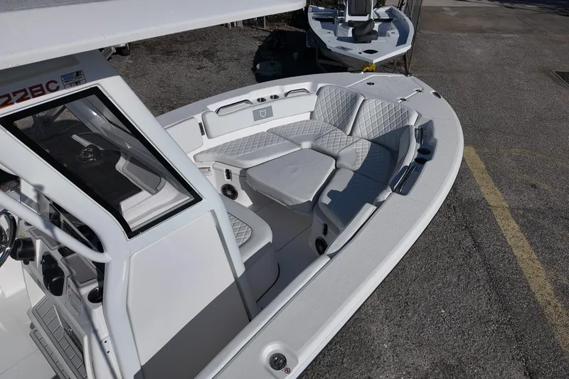 Slide: The Image of 2026 Sea Fox 228 Commander boat with spacious seating and modern design. - 9