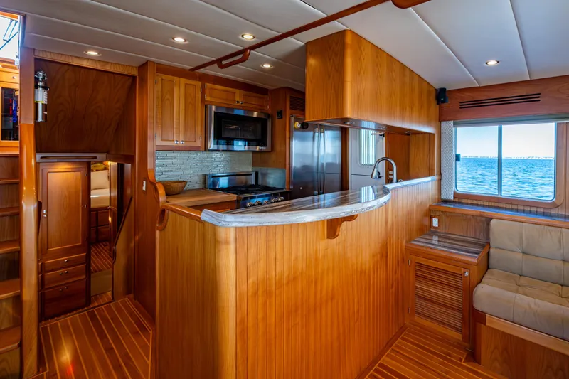 Slide: The Image of Breakfast bar and galley - 12