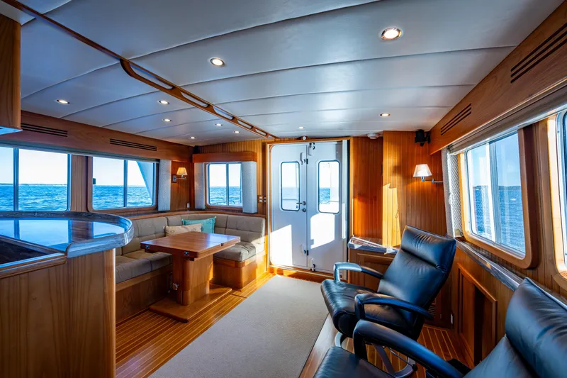 Slide: The Image of Saloon looking aft from the galley - 13