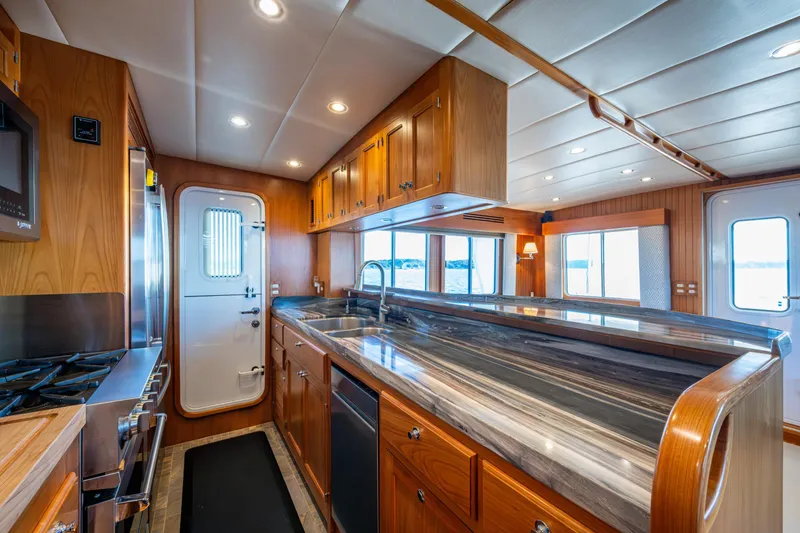 Slide: The Image of Galley with granite countertop - 17