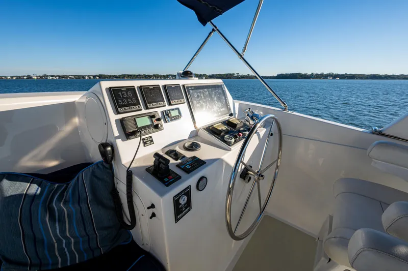 Slide: The Image of Flybridge helm - 47