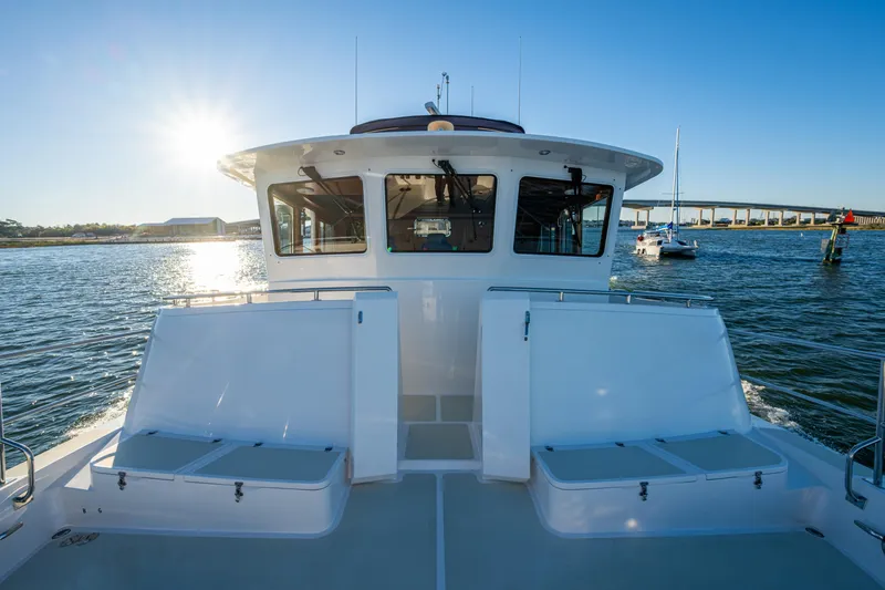 Slide: The Image of Portuguese bridge and fore deck seating - 53