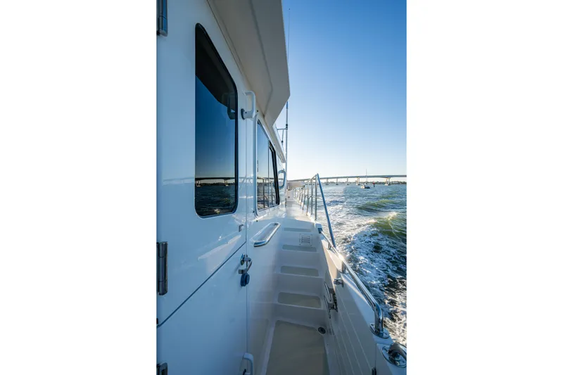 Slide: The Image of Port side boat deck and flybridge access - 55