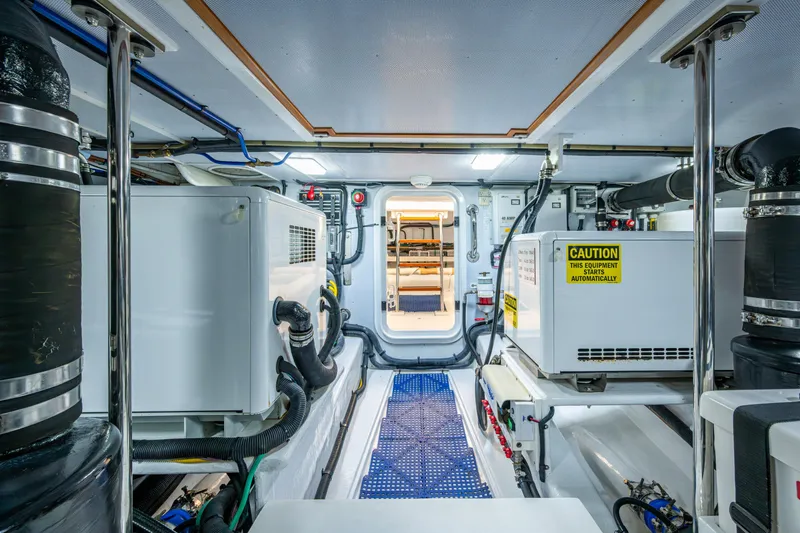 Slide: The Image of Engine room looking aft to the lazarette - 63