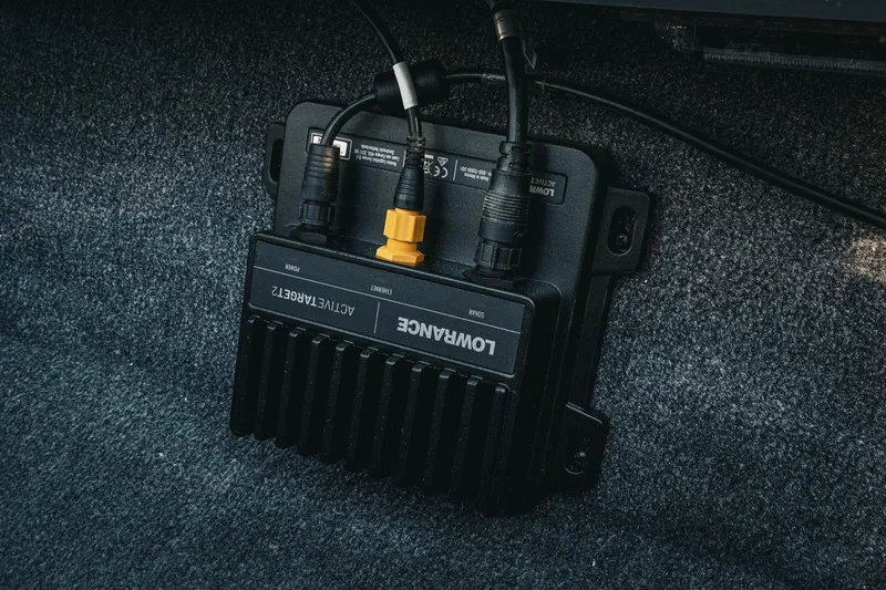 Slide: The Image of Lowrance ActiveTarget 2 sonar device installed in a 2026 Phoenix 721 ZXL boat. - 26