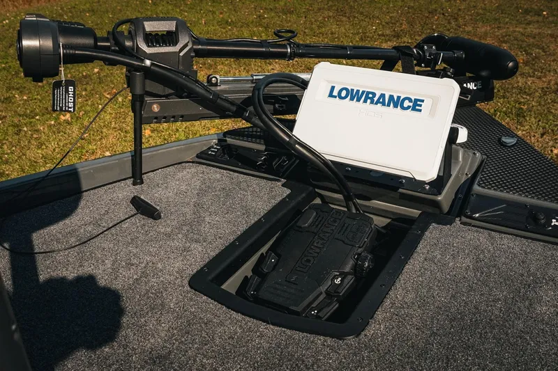 Slide: The Image of 2026 Phoenix 721 ZXL boat with Lowrance electronics and Ghost trolling motor. - 40