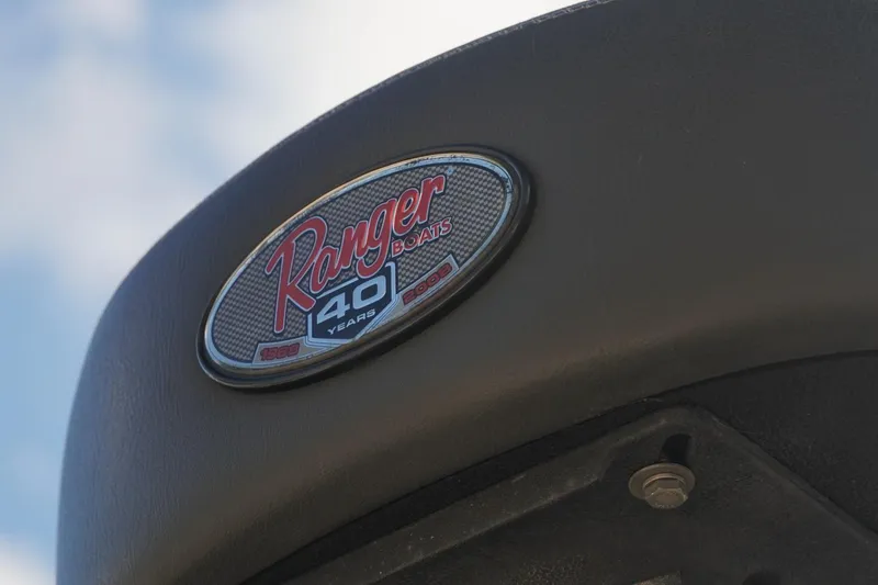 Slide: The Image of 2008 Ranger Z520 Comanche Ranger Cup boat emblem, celebrating 40 years of Ranger Boats. - 16