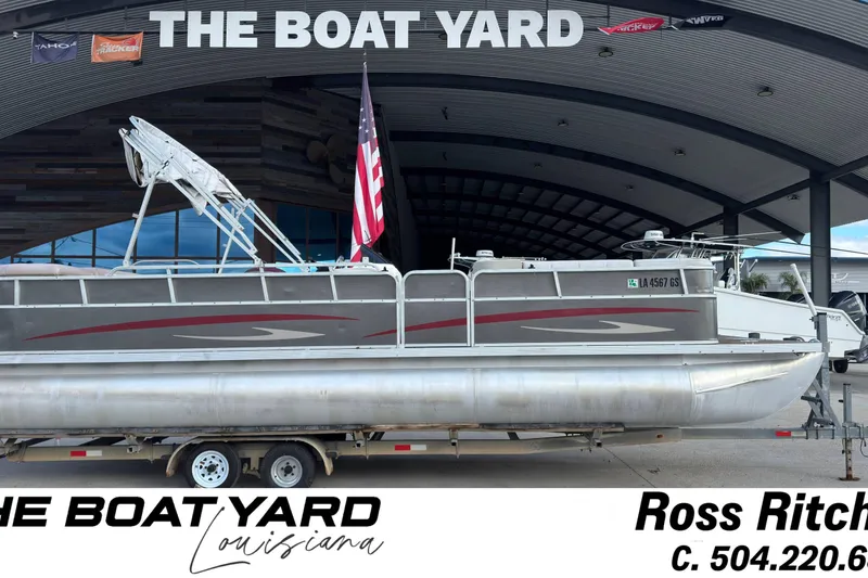 The Image of 2008 South Bay 25 pontoon boat at The Boat Yard, Louisiana. - 0