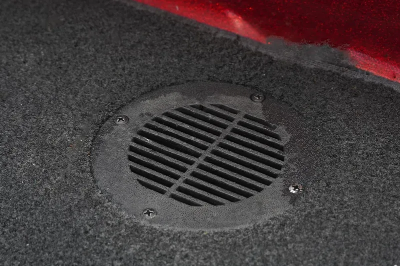 Slide: The Image of Carpeted floor with a round speaker grille in a 2011 Ranger Z119. - 20