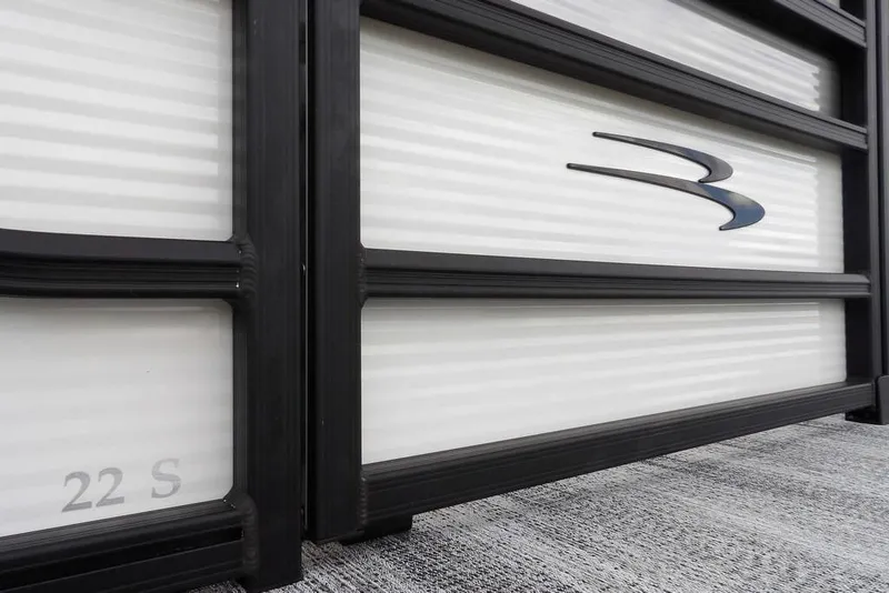 Slide: The Image of 2026 Bennington S Swingback 22 SSB pontoon boat side panel detail. - 35