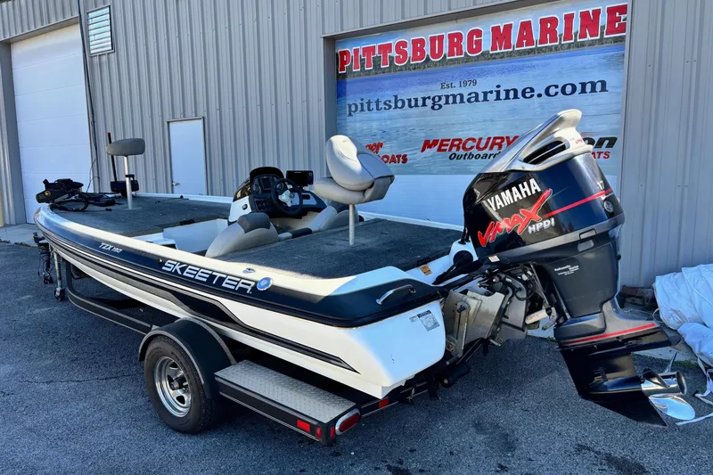 Slide: The Image of 2012 Skeeter TZX190 boat with Yamaha VMAX engine at Pittsburg Marine dealership. - 11