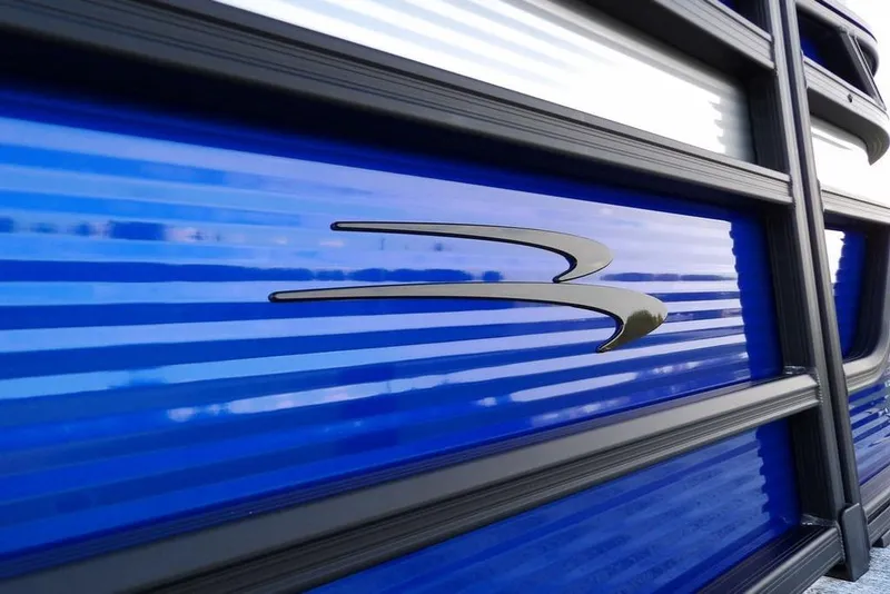 Slide: The Image of Close-up of a 2026 Bennington S Quad Bench 22 SSR boat cleat. - 43