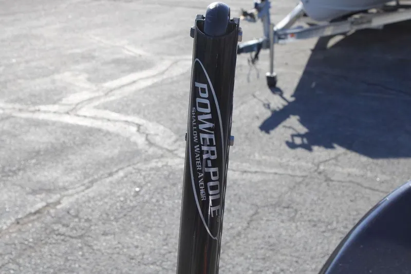 Slide: The Image of Power-Pole shallow water anchor on 2003 Skeeter ZX250 boat. - 23