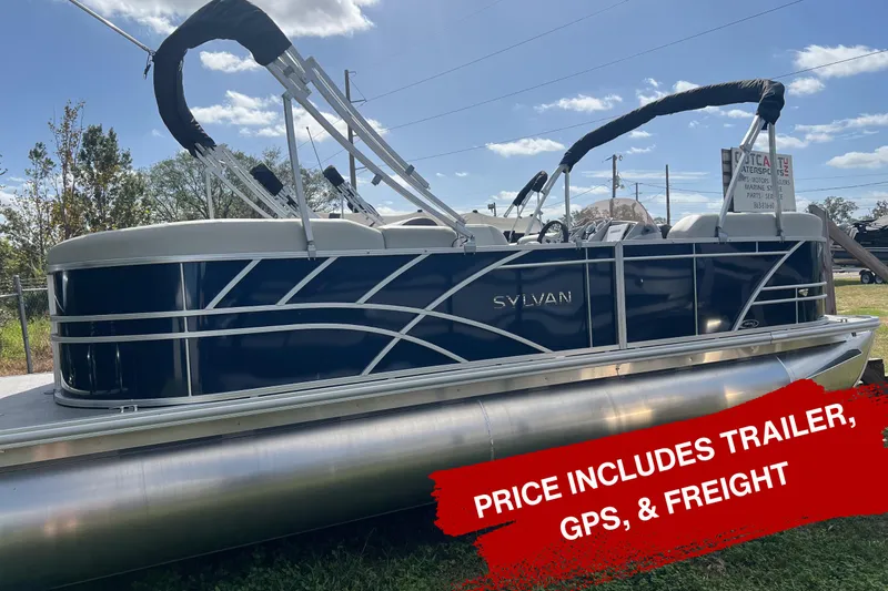 The Image of 2025 Sylvan Mirage 822 LZ pontoon boat with trailer, GPS, and freight included. - 1