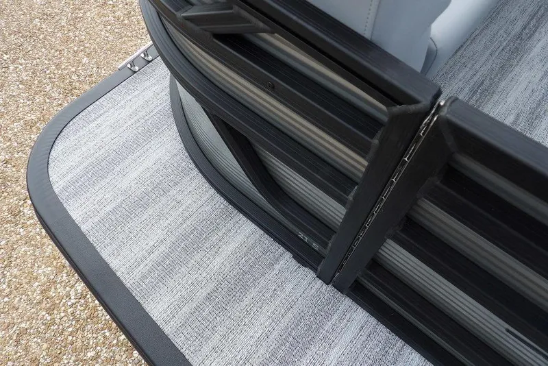Slide: The Image of 2026 Bennington S Swingback 21 SSB boat deck with sleek design and modern materials. - 12