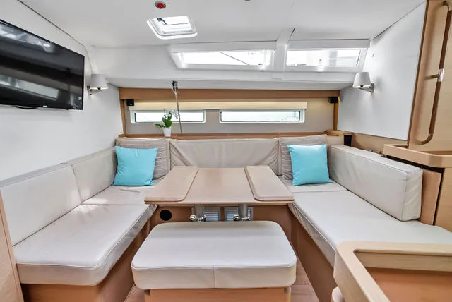 Slide: The Image of Under-bed storage in 2026 Jeanneau NC 1095 Fly Series 2 boat cabin. - 36