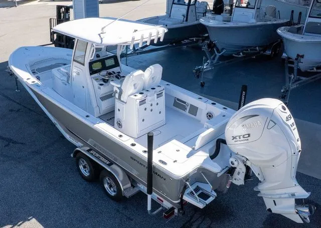 Slide: The Image of Sportsman Masters 267OE Bay Boat 2026 - 2