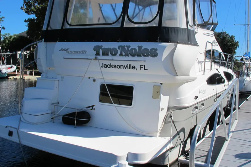 Slide: The Image of 2006 Cruisers Yachts 385 Motoryacht docked in Jacksonville, FL. - 4