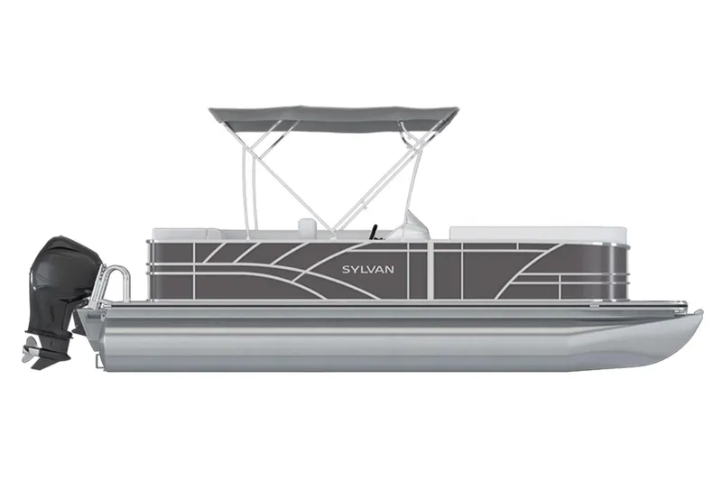 The Image of 2026 Sylvan Mirage 822 PARTY FISH pontoon boat with canopy and outboard motor. - 1