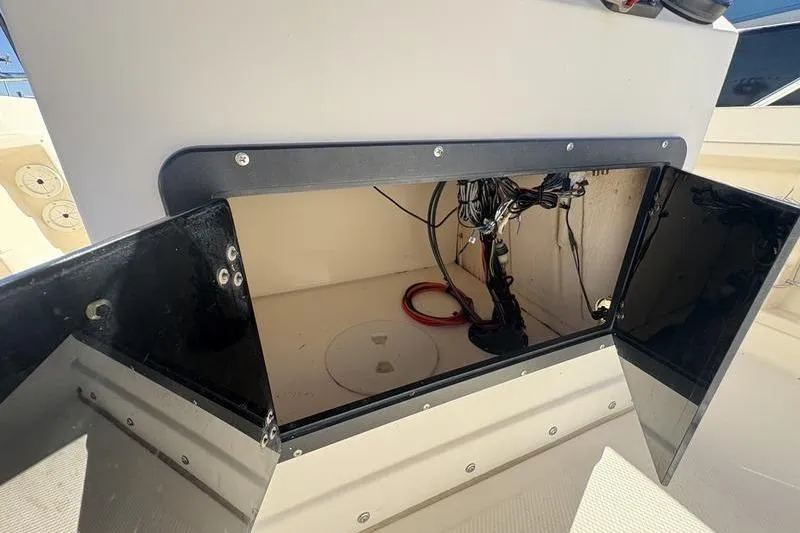 Slide: The Image of Open storage compartment on 2002 Key West 1900 Center Console boat. - 20