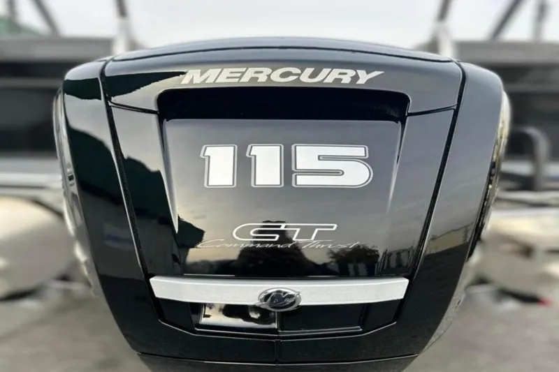 Slide: The Image of Mercury 115 GT Command Thrust outboard motor on Lowe LS 210 WT, 2026 model. - 11