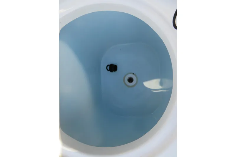 Slide: The Image of Livewell in 2015 Sea Fox 226 Traveler boat, filled with water. - 43