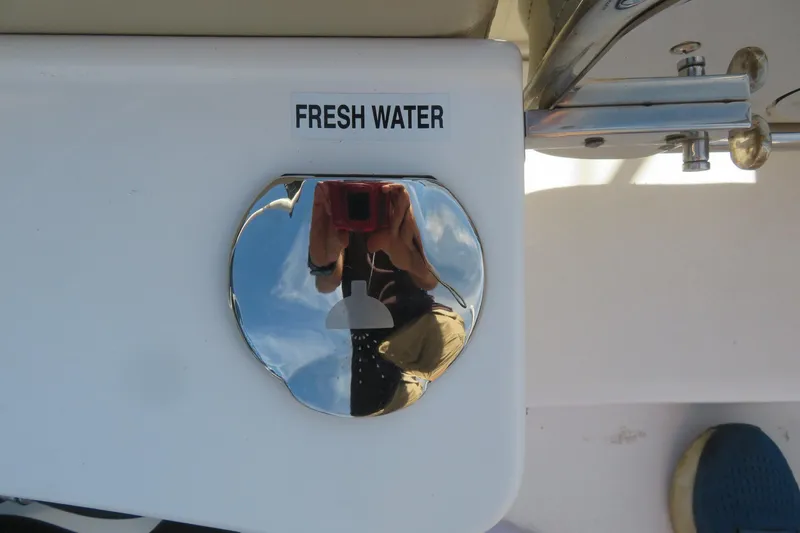 Slide: The Image of 2015 Sea Fox 226 Traveler fresh water access with reflective chrome cap. - 45