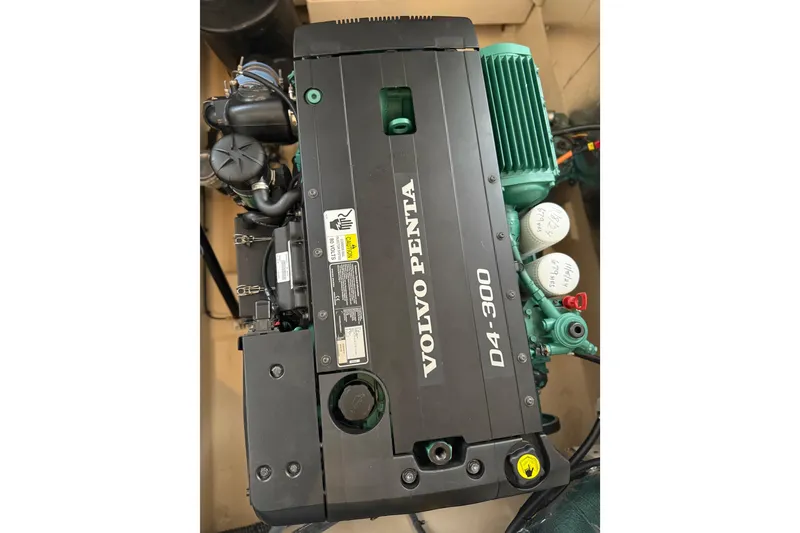 Slide: The Image of Volvo Penta D4-300 engine in 2016 Ranger Tugs R-31 CB boat. - 28