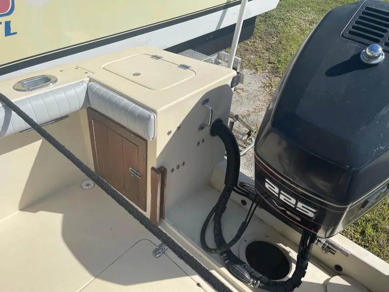 Slide: The Image of 1986 Gulf Stream Yachts custom boat with 225 HP outboard motor. - 23