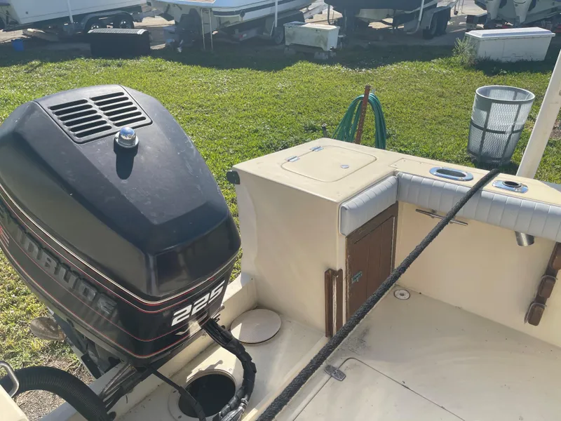 Slide: The Image of 1986 Gulf Stream Yachts custom boat with 225 HP outboard motor. - 35