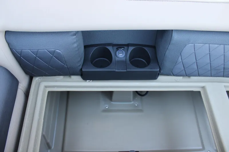 Slide: The Image of Interior of 2026 Starcraft SLS 3 with cup holders and storage compartment. - 30