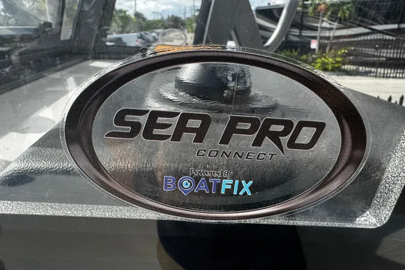 Slide: The Image of Sea Pro Connect logo on 2026 Sea Pro 262 Offshore, powered by BoatFix. - 27