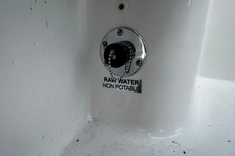 Slide: The Image of Non-potable raw water outlet on 2026 Sea Pro 262 Offshore boat. - 39