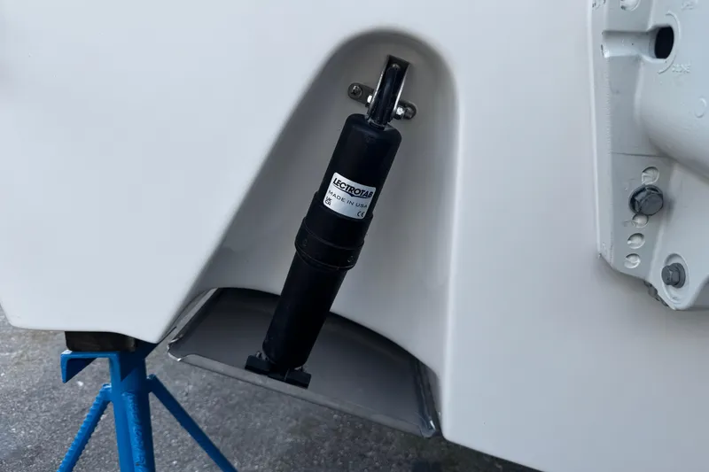 Slide: The Image of 2026 Sea Pro 262 Offshore boat detail with Lectrotab trim tab actuator. - 43