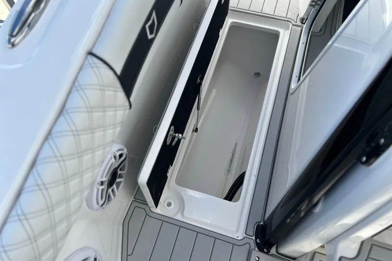 Slide: The Image of 2026 Sea Fox 368 Commander storage compartment with sleek interior design and modern features. - 62