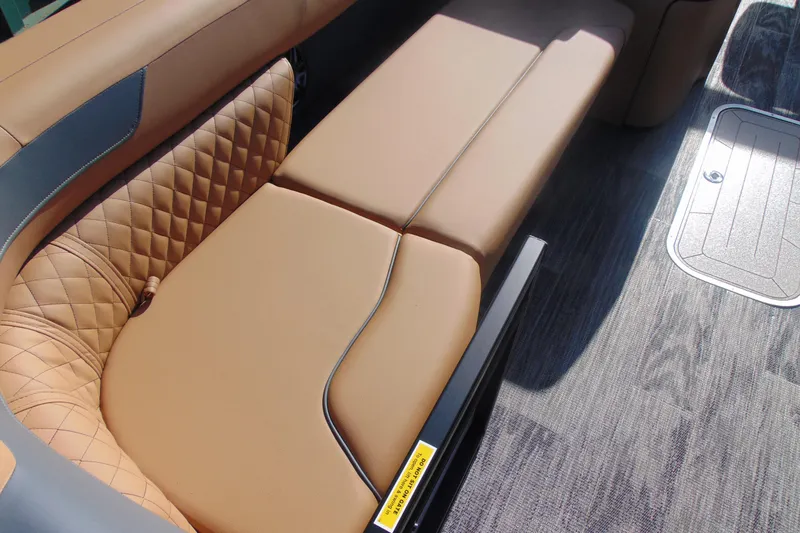 Slide: The Image of Luxurious seating on 2026 Godfrey Sweetwater 2486 QS iMPACT pontoon boat. - 6