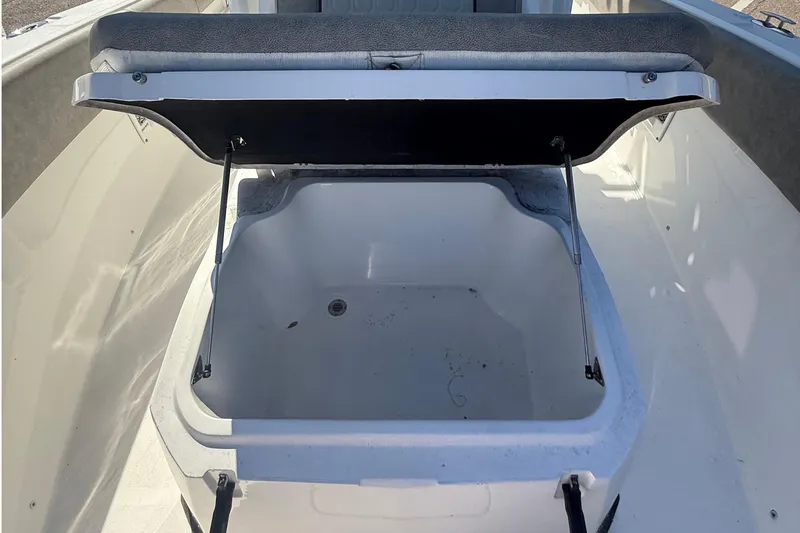 Slide: The Image of Open storage compartment on 2021 Sea Fox 268 Commander boat. - 50