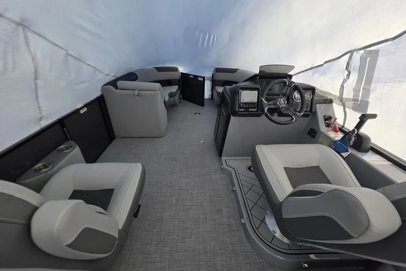 The Image of 2026 Veranda VR22RC Tri-Toon Tower boat at Bryan's Marine dealership. - 2