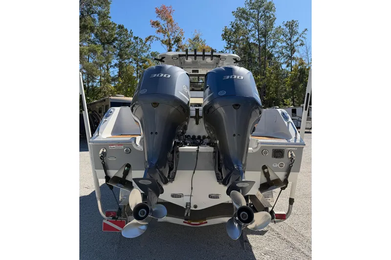 Slide: The Image of 2018 Sea Hunt Gamefish 30 Coffin Box with dual 300 horsepower engines. - 6